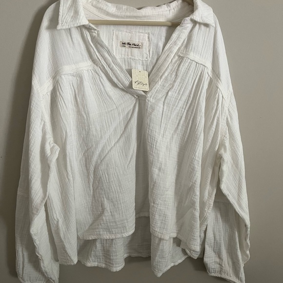 FREE PEOPLE Yucca Top - Size Large - Picture 6 of 6